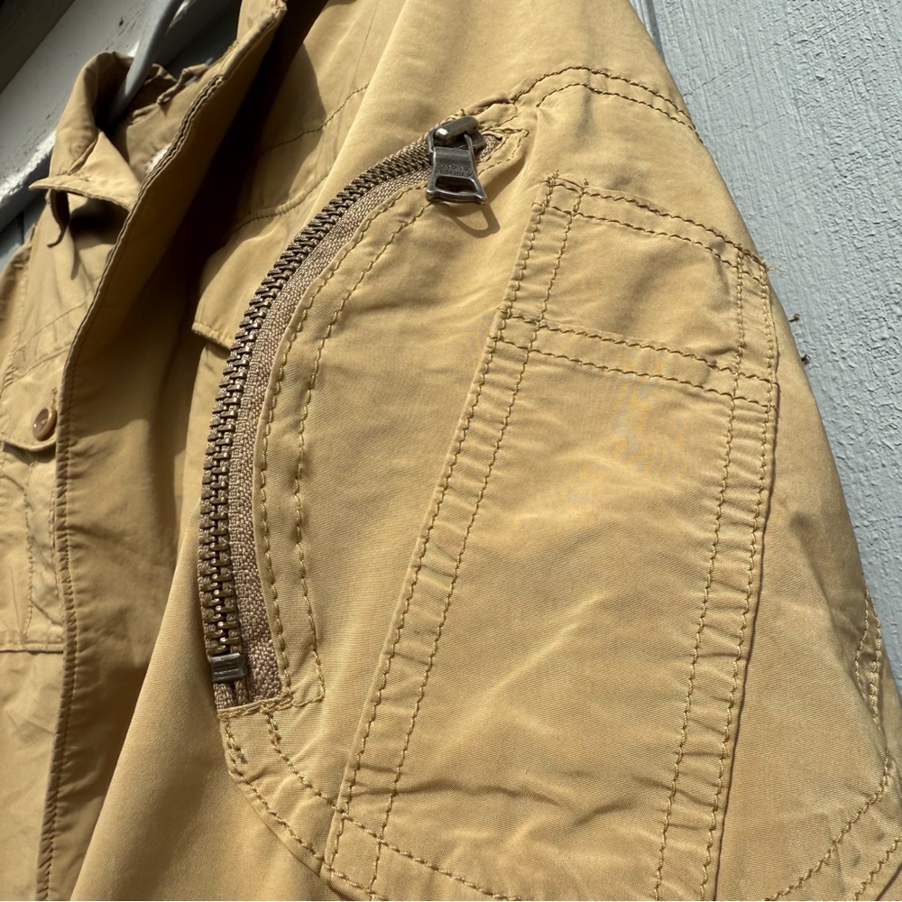 Vintage Banana Republic Travel & Safari Jacket Tan Size S Utility Field Jacket - Picture 7 of 12